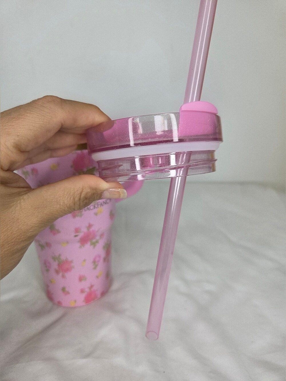 STANLEY 20oz for Love Shack Fancy Ibiza Sunset Pink Tumbler Limited Edition - Picture 6 of 12
